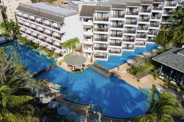 Krabi La Playa Resort_Swimming Pool aerial